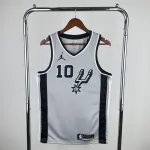 2021/22 San Antonio Spurs Jordan Edition Gray Jeremy Sochan #10 Jersey | NBA Swingman Jersey 2021/22 San Antonio Spurs Jordan Edition Gray Jeremy Sochan #10 Jersey | NBA Swingman Jersey