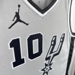 2021/22 San Antonio Spurs Jordan Edition Gray Jeremy Sochan #10 Jersey | NBA Swingman Jersey