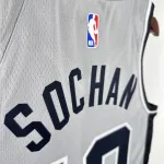 2021/22 San Antonio Spurs Jordan Edition Gray Jeremy Sochan #10 Jersey | NBA Swingman Jersey