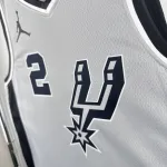 2021/22 San Antonio Spurs Jordan Edition Gray Kawhi Leonard #2 Jersey | NBA Swingman Jersey