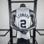 2021/22 San Antonio Spurs Jordan Edition Gray Kawhi Leonard #2 Jersey | NBA Swingman Jersey