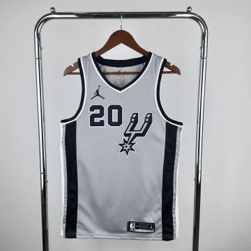 2021/22 San Antonio Spurs Jordan Edition Gray Manu Ginobili #20 Jersey | Maglia NBA Swingman