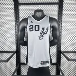 2021/22 San Antonio Spurs Jordan Edition Gray Manu Ginobili #20 Jersey | NBA Swingman Jersey