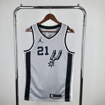 2021/22 San Antonio Spurs Jordan Edition Gray Tim Duncan #21 Jersey | Maglia NBA Swingman