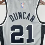 2021/22 San Antonio Spurs Jordan Edition Gray Tim Duncan #21 Jersey | NBA Swingman Jersey