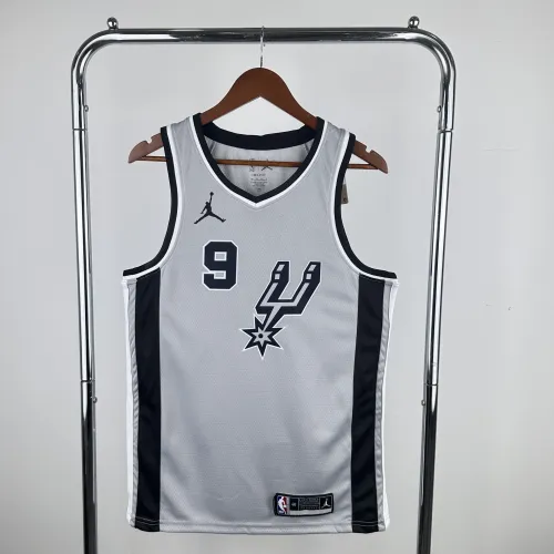 2021/22 San Antonio Spurs Jordan Edition Gray Tony Parker #9 Jersey | NBA Swingman Jersey
