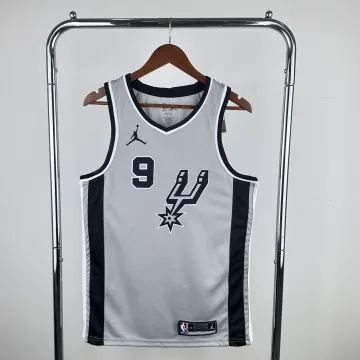 2021/22 San Antonio Spurs Jordan Edition Gray Tony Parker #9 Jersey | NBA Swingman Jersey