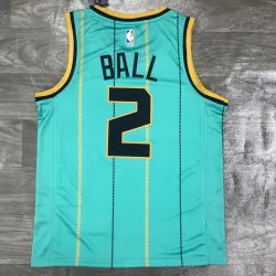 2021-22 Charlotte Hornets City Edition LaMelo Ball #2 Men's Jersey - product photo 2021-22 Charlotte Hornets City Edition LaMelo Ball #2 Men's Jersey product image
