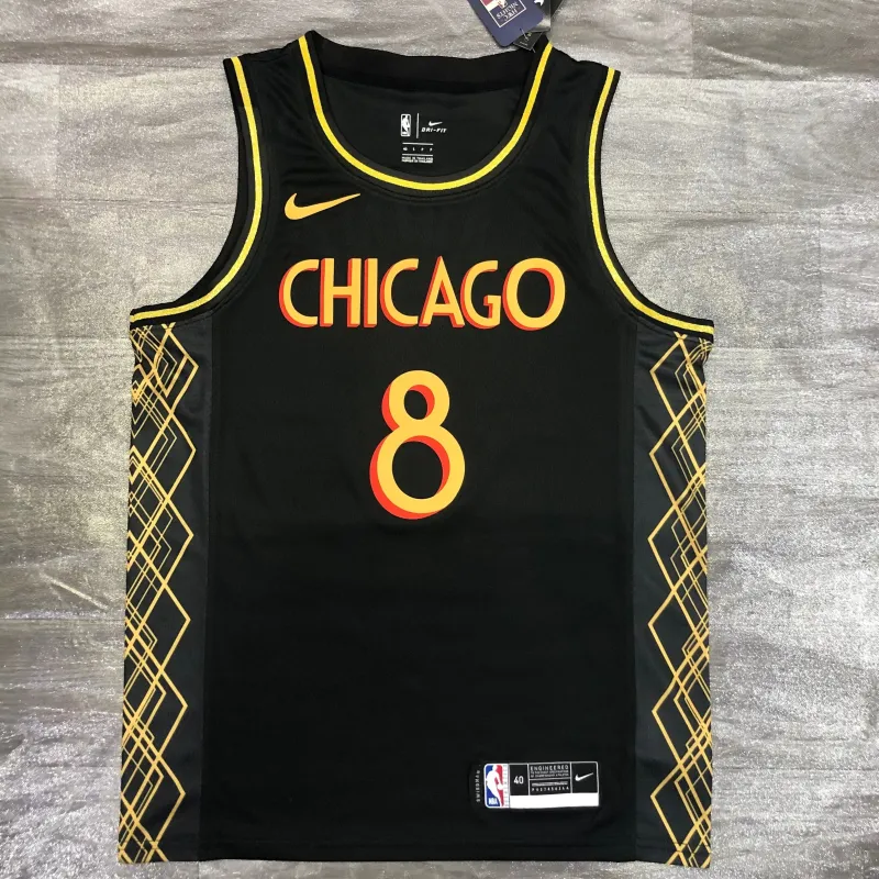 Chicago Bulls City Edition Zach LaVine #8 Men’s Jersey