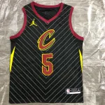 Camisa masculina JR Smith #5 do Cleveland Cavaliers 2021/22 Jersey 2021/22 dos Cleveland Cavaliers JR Smith #5 para homem