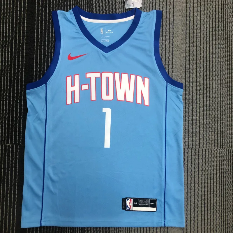 2021/22 Houston Rockets City Edition Tracy McGrady #1 Herren-Trikot