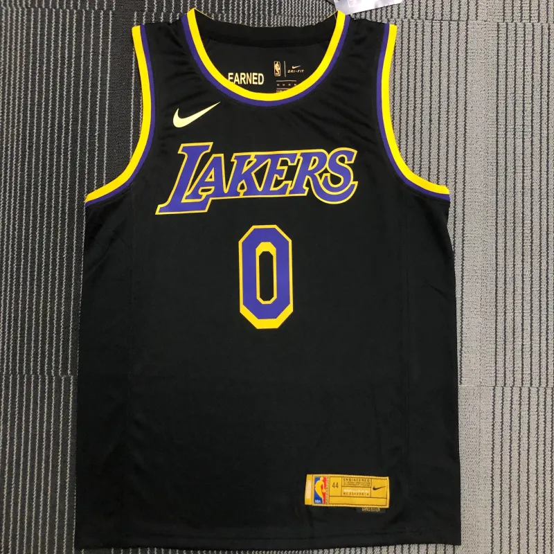 Jersey Masculina 2021/22 Los Angeles Lakers Earned Edition Russell Westbrook #0