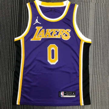 2021/22 Los Angeles Lakers Russell Westbrook #0 Maglia da uomo viola