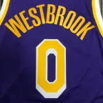 2021/22 Los Angeles Lakers Russell Westbrook #0 Maglia Uomo Viola