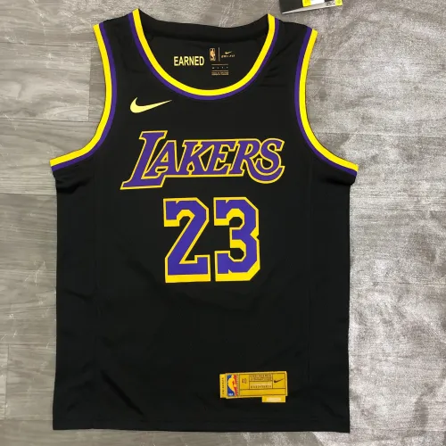 Maglia da uomo 2021/22 Los Angeles Lakers Edizione Guadagnata LeBron James #23
