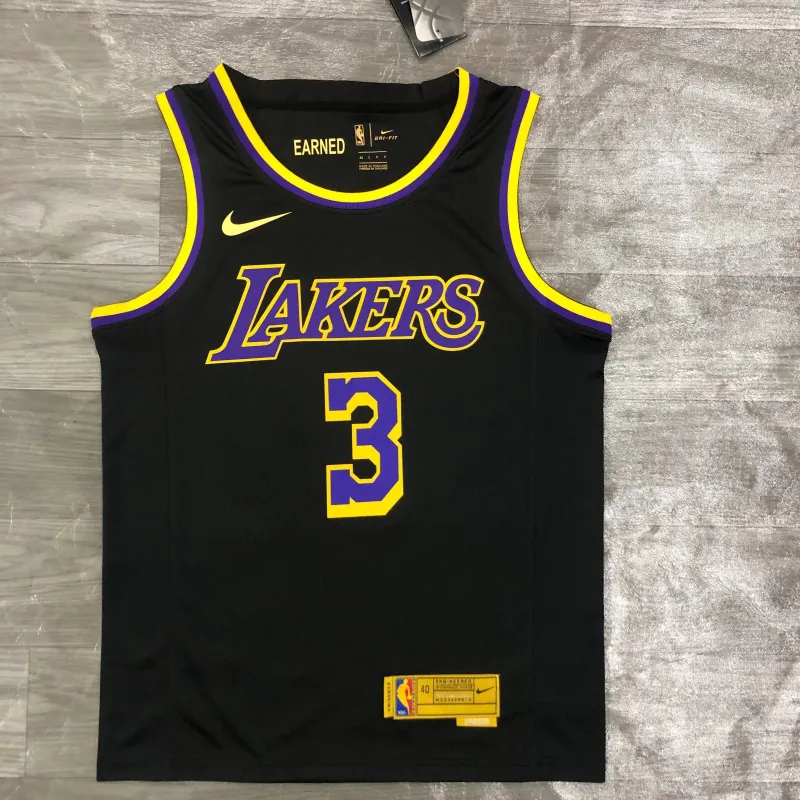 2021/22 Los Angeles Lakers Earned Edition Anthony Davis #3 Men’s Jersey