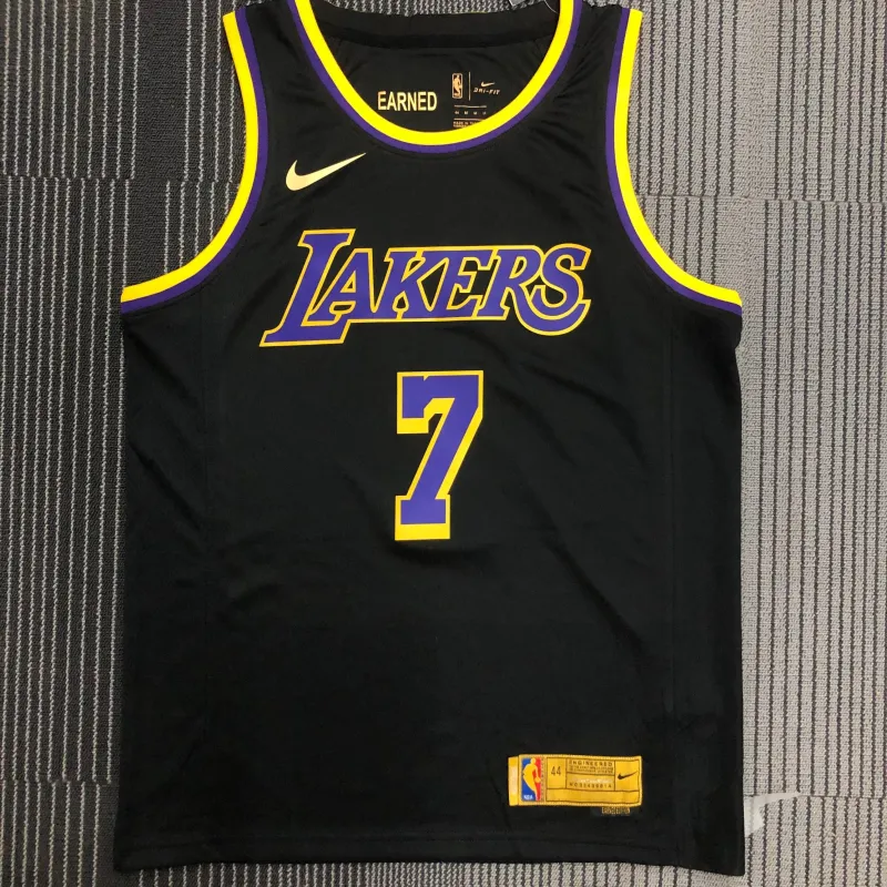 2021/22 Los Angeles Lakers Earned Edition Carmelo Anthony #7 herenshirt