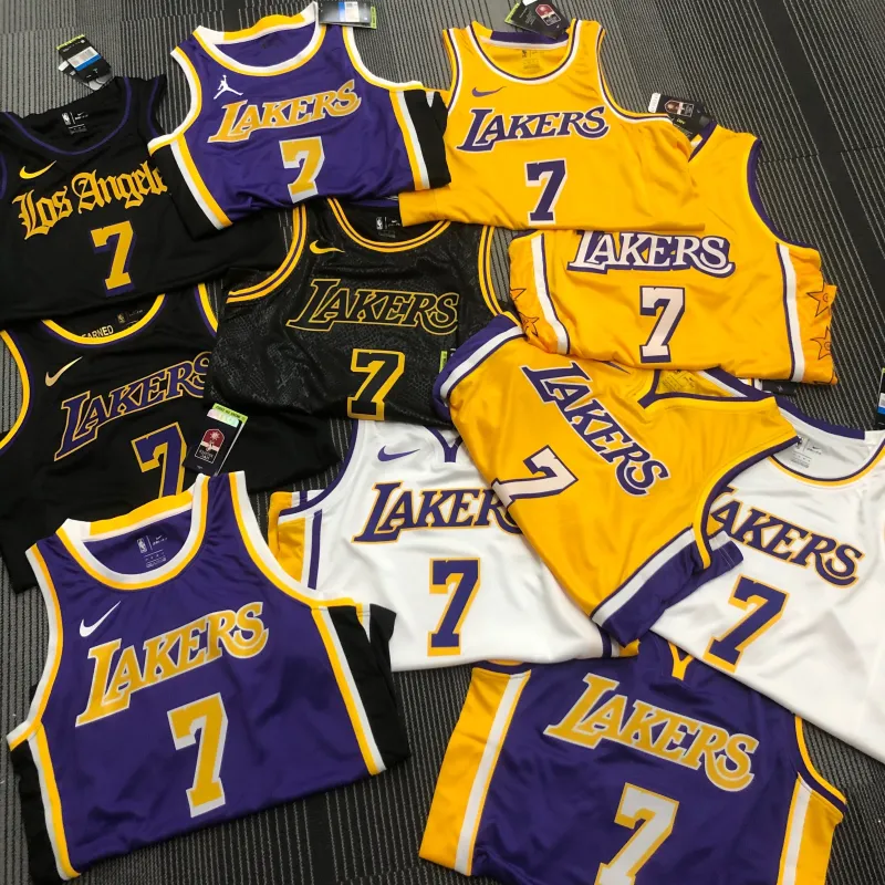 2021/22 Los Angeles Lakers Earned Edition Carmelo Anthony #7 herenshirt