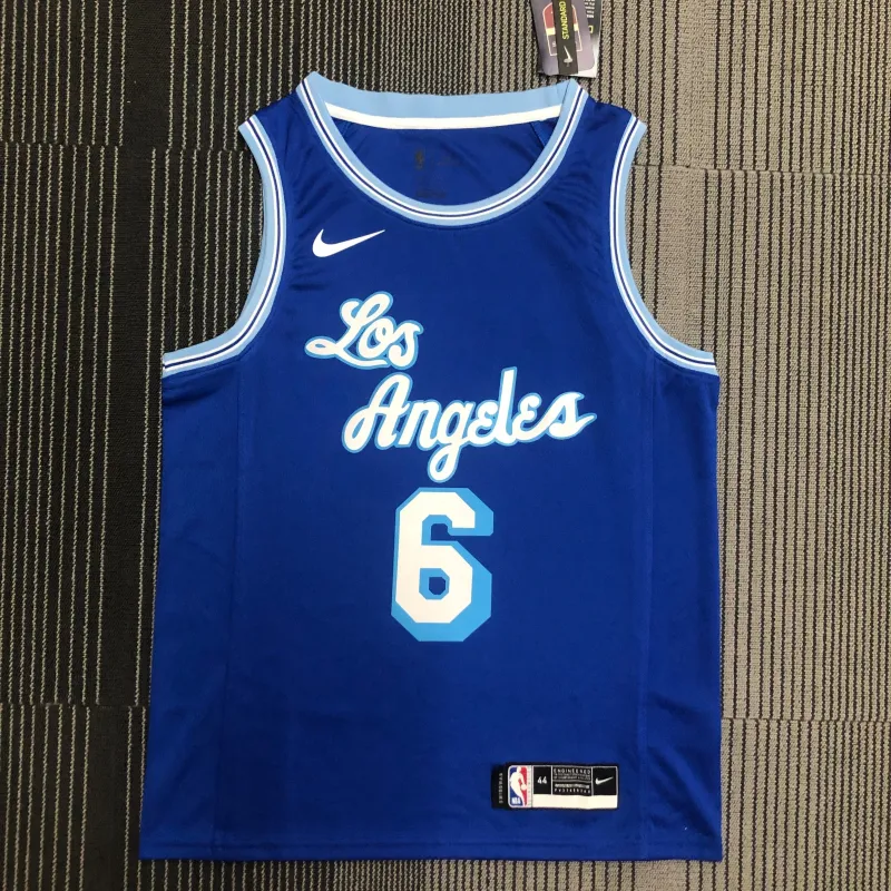 2021/22 Los Angeles Lakers Retro LeBron James #6 Men’s Jersey
