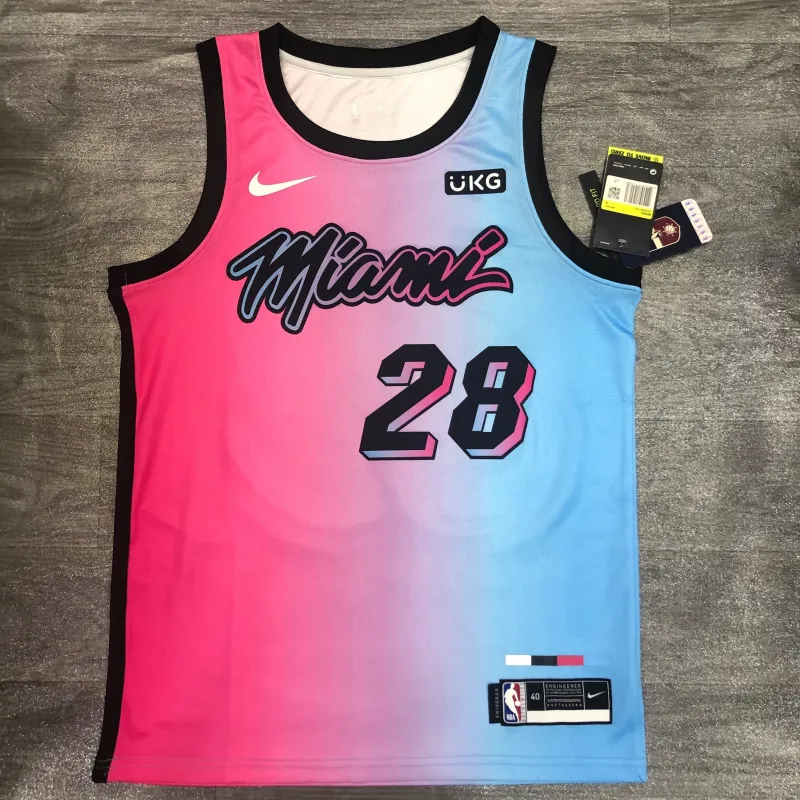 Camiseta de hombre de los Miami Heat «City Edition» de Andre Iguodala, temporada 2021/22, #28