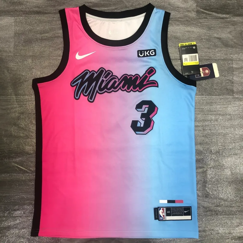 2021/22 Miami Heat City Edition Dwyane Wade #3 Men’s Jersey