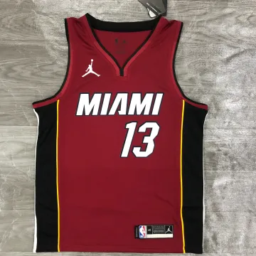 2021/22 Miami Heat Jordan Edition V-Ausschnitt Bam Adebayo #13 Herren Trikot