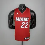 2021/22 Miami Heat Jordan Edition V-Neck Jimmy Butler #22 Men’s Jersey