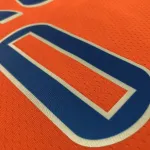 Camisa masculina do Oklahoma City Thunder 2021-22, cor laranja, com o nome de Russell Westbrook (#0)