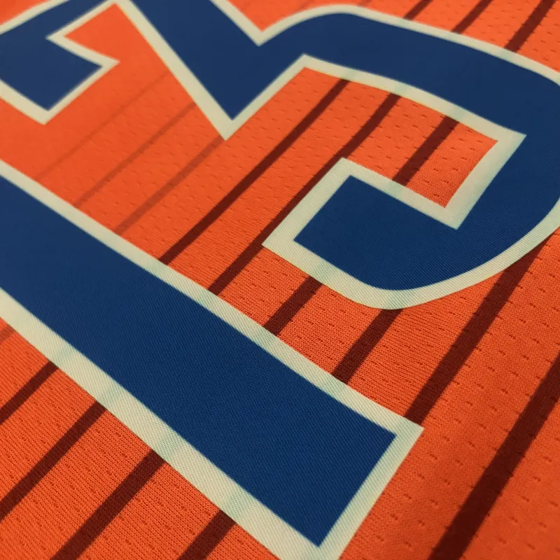 2021-22 Oklahoma City Thunder Orange Paul George #13 Maglia da Uomo
