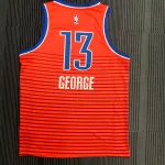 2021-22 Oklahoma City Thunder Orange Paul George #13 Maglia da Uomo