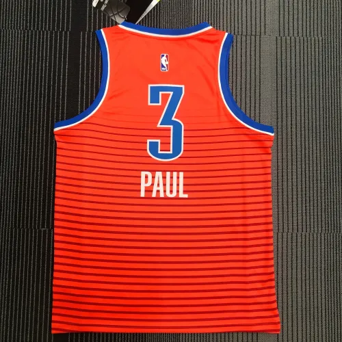 2021-22 Oklahoma City Thunder Orange Chris Paul #3 Men’s Jersey