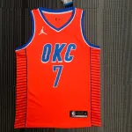 Maglia da uomo 2021-22 Oklahoma City Thunder Orange Carmelo Anthony #7 2021-22 Oklahoma City Thunder Orange Carmelo Anthony #7 Maglia da Uomo
