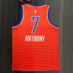 2021-22 Oklahoma City Thunder Orange Carmelo Anthony #7 Maglia da Uomo