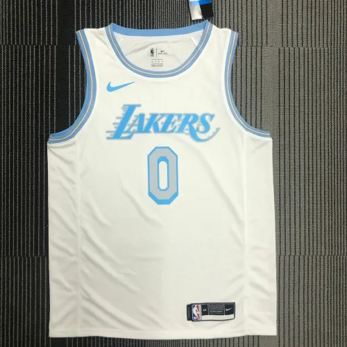 2021/22 Los Angeles Lakers Maglia retrò Russell Westbrook #0 Uomo