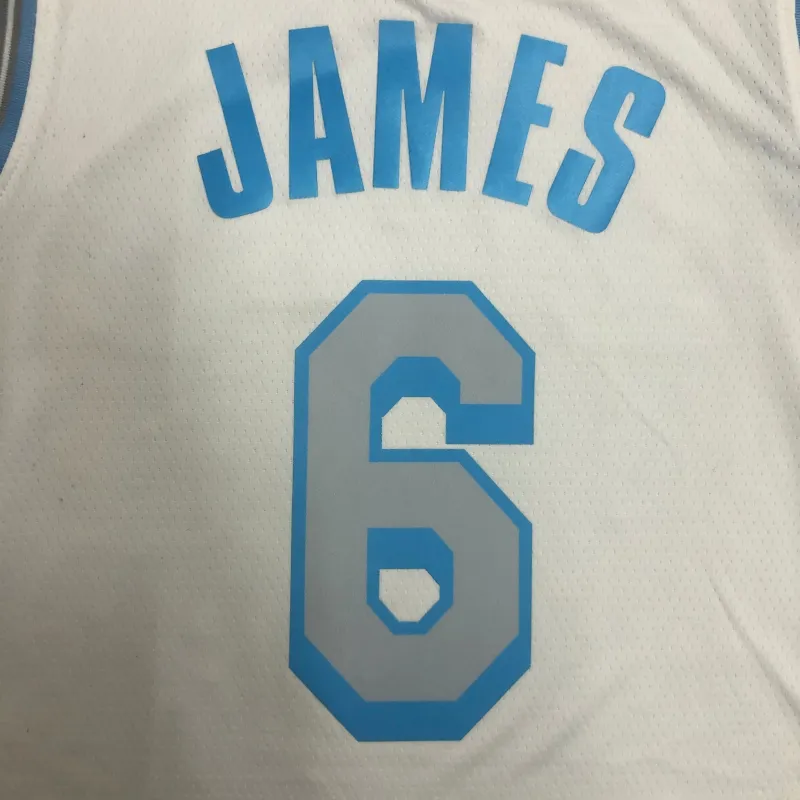 2021/22 Los Angeles Lakers Retro LeBron James #6 Men’s Jersey