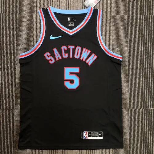Maglia da uomo Sacramento Kings City Edition 2021-22 di De'Aaron Fox (#5)