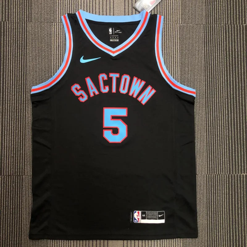 2021-22 Sacramento Kings City Edition De’Aaron Fox #5 Men’s Jersey