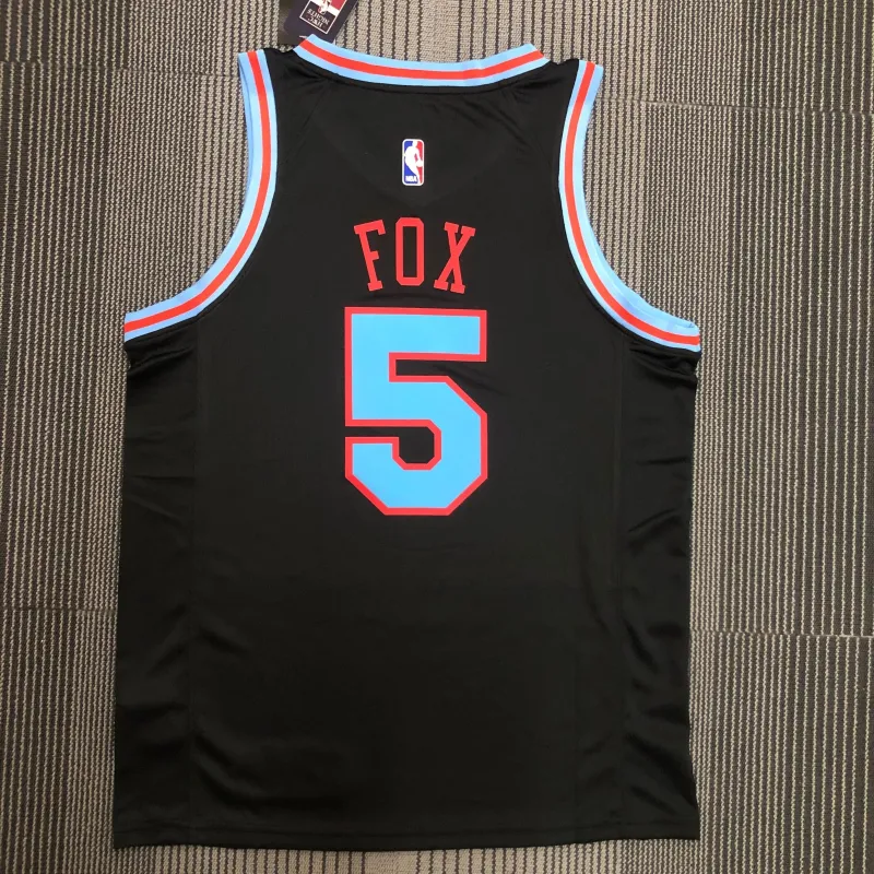 2021-22 Sacramento Kings City Edition De’Aaron Fox #5 Men’s Jersey