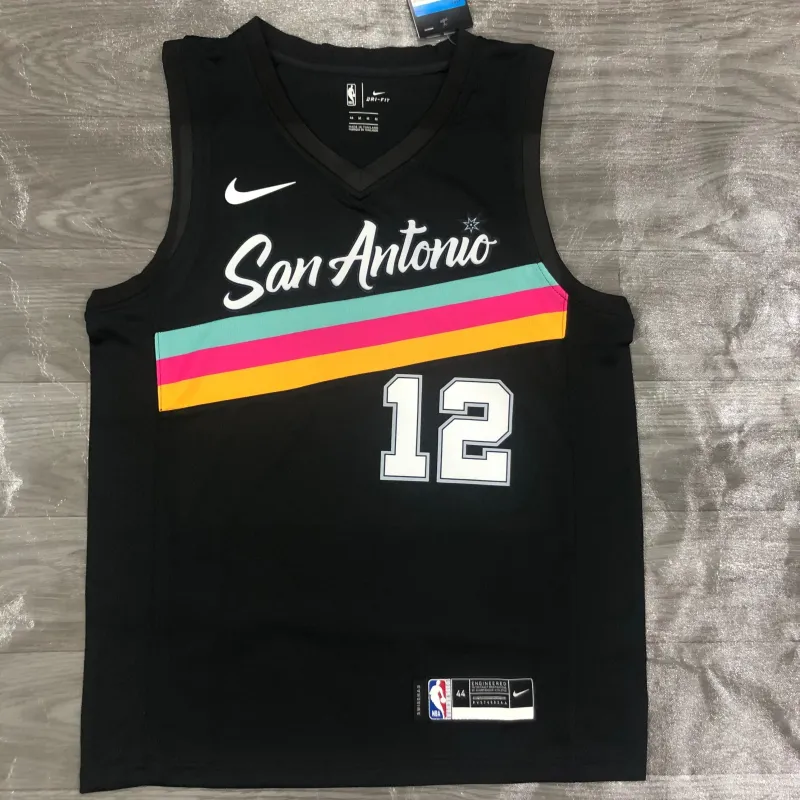 2021/22 San Antonio Spurs City Edition LaMarcus Aldridge #12 Jersey | NBA Swingman Jersey