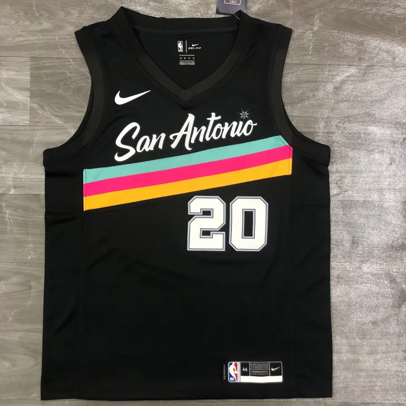 2021/22 San Antonio Spurs City Edition Manu Ginobili #20 Jersey | NBA Swingman Jersey