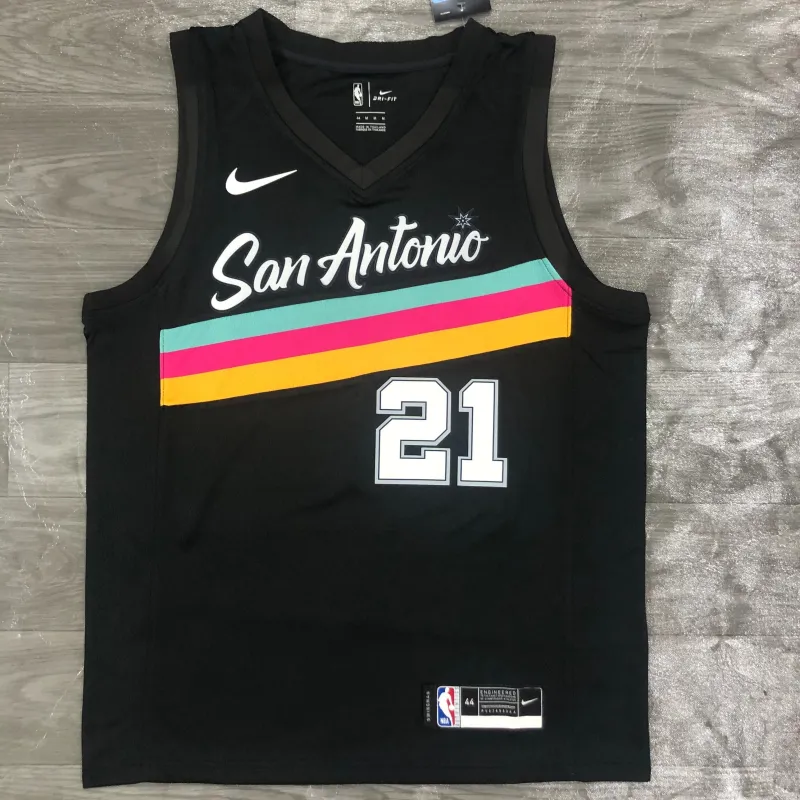 2021/22 San Antonio Spurs City Edition Tim Duncan #21 Jersey | NBA Swingman Jersey