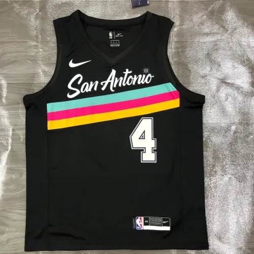 2021/22 San Antonio Spurs Stadt Edition Keldon Johnson #4 Jersey | NBA Swingman Jersey