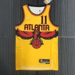 Maillot « City Edition » 2022/23 des Atlanta Hawks de Trae Young (#11) | Maillot Swingman NBA 2022/23 Atlanta Hawks City Edition Trae Young #11 Jersey | NBA Swingman Jersey