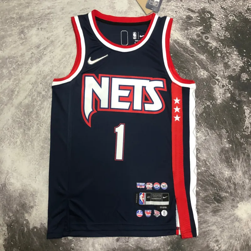 2022/23 Brooklyn Nets City Edition Mikal Bridges #1 Men’s Jersey
