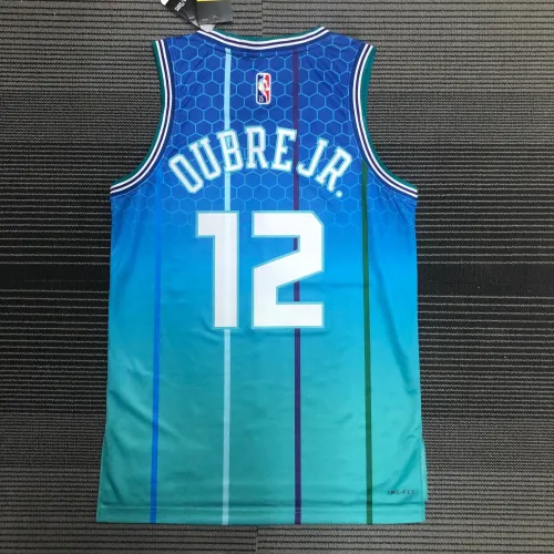 2022-23 Charlotte Hornets Stadt Edition Kelly Oubre Jr #12 Herren Trikot