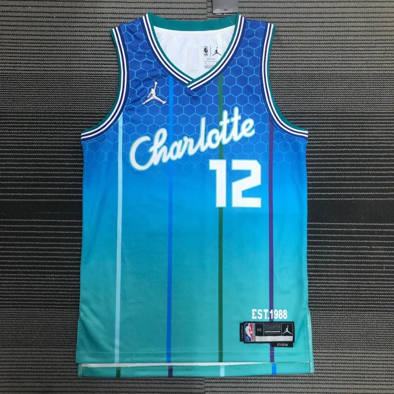 2022-23 Charlotte Hornets City Edition Kelly Oubre Jr #12 Men’s Jersey