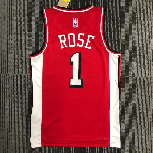 Camiseta Chicago Bulls City Edition Derrick Rose #1, Hombre