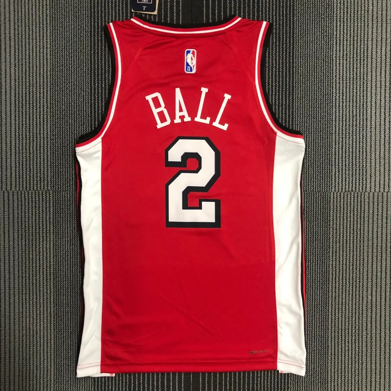Chicago Bulls City Edition Lonzo Ball #2 Men’s Jersey