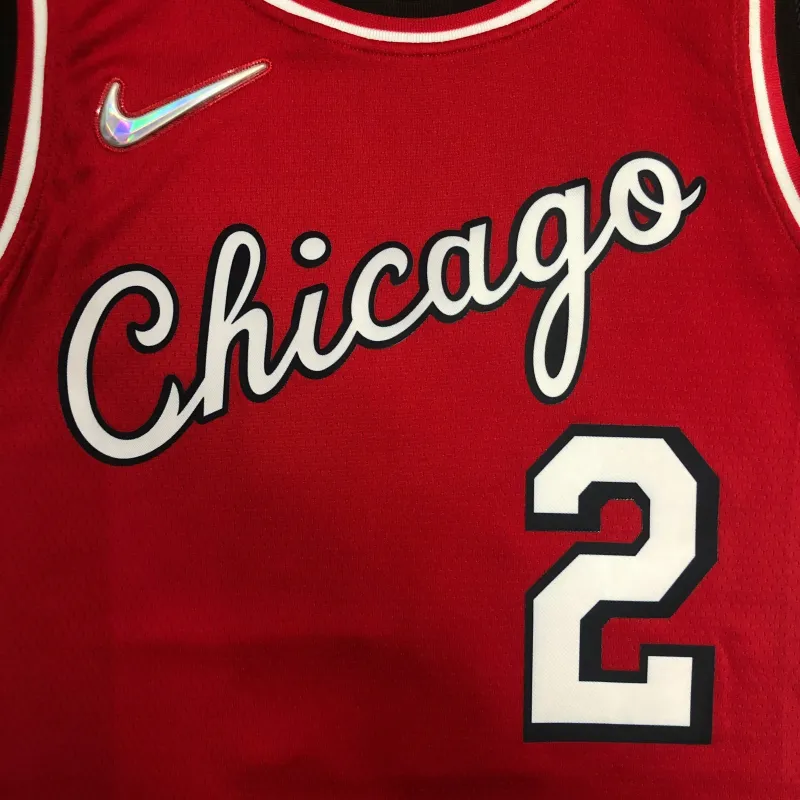 Chicago Bulls City Edition Lonzo Ball #2 Men’s Jersey