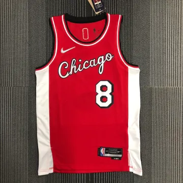 Camiseta de hombre Chicago Bulls City Edition Zach LaVine #8